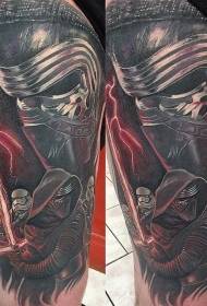 Leg Star Wars Sith tetovanie vzor