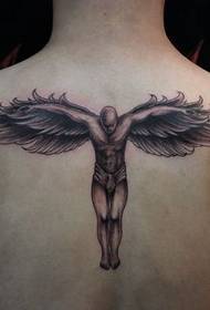 popular guardian angel tattoo pattern