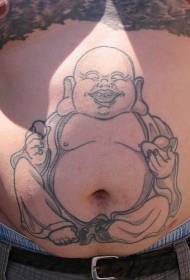 Живіт Maitreya лінії татуювання візерунок