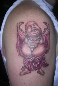 groot arm gelukkig Maitreya tattoo patroon