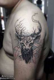 Chitetezo cha tattoo cha Arm Deer