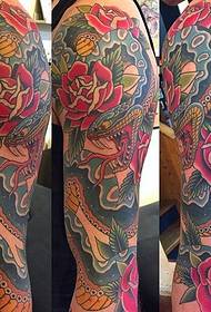 large area traditional tattoo pattern from Tattooist Gordon