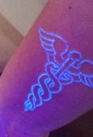 personal handsome fluorescent invisible tattoo pattern