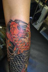 рука пара влюбленных кальмаров татуировки