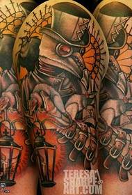 Raven Mask Τατουάζ Pattern