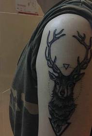 arm cute deer tattoo pattern mood is very good