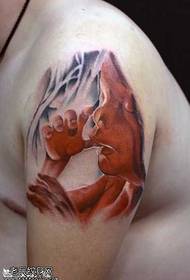 Unborn Child Tattoo Pattern
