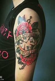 kar virág ébresztőóra tetoválás minta