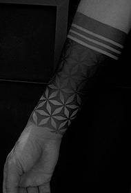 strong black pattern tattoo from Yerwand Akopov