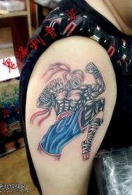 Arm High Fist Tattoo Pattern
