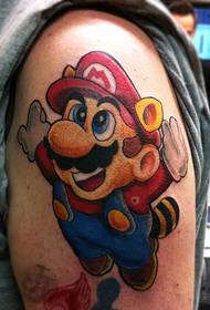Roztomilý Mario tetování vzor