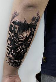 arm outside the charm full of Ink totem tattoo pattern