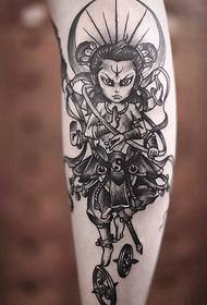 Geisha, three arms, six arms, which tattoo