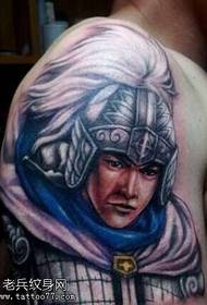 arm atmosphere Zhao Yun tattoo pattern