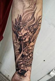 pequeño brazo lucha victoria patrón de tatuaje de Buda