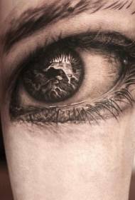 good-looking eye tattoo on the arm