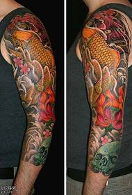 Arm squid tattoo pattern