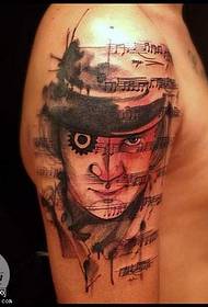 Aarmfigur Tattoo Muster