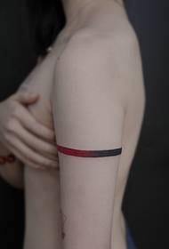 beautiful one-piece arm tattoo picture