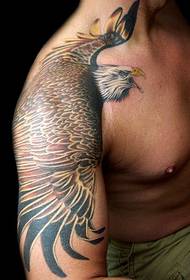 кветкавая рука мужчынскі татуіроўкі
