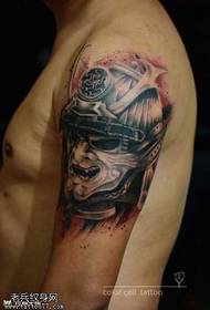 Exemplum brachium Samurai tattoo