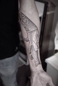 Arm Fish Tattoo Pattern