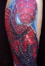qaabka loo yaqaan 'spiderman tattoo tattoo'