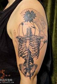 Arm Skeleton Tattoo Pattern