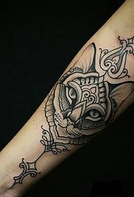 arm personality totem tattoo pattern super handsome