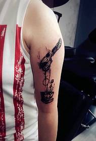 super personalized arm totem tattoo pattern