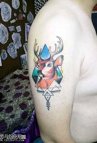arm deer tattoo pattern
