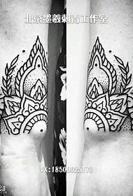 arm flower Totem tattoo ნიმუში