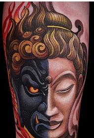 makulay na dalawang braso totem tattoo Tattoo