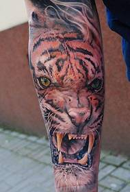 hand forearm realistic tiger tattoo patsi