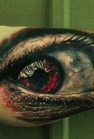 rokas sānu ribas briesmīgs sarkano acu tetovējums