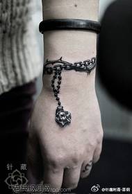 Modellu di tatuaggio di bracciale di moda