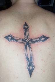 Natrag jednostavan uzorak križanih tetovaža