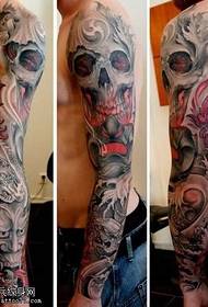 Paže horor tetovanie tetovanie vzor