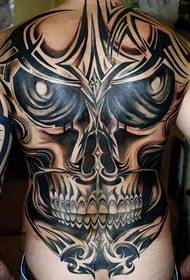 Kaukolės tatuiruotės dizaino įvairovė