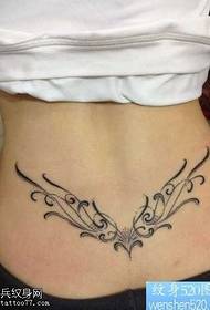 Pás křídla totem tetování vzor
