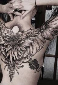 14 európai és amerikai szárnyas tetoválás tervez