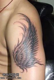 Arm dream wings tattoo pattern