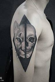 Arm griffon tattoo pattern