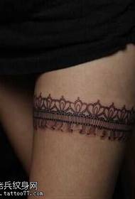 Tattookwụ akwa lace tattoo