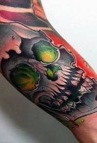 Fugatur exemplum comicus skull tattoo: Armate
