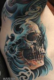 schedel tattoo patroon