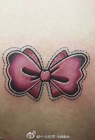 Back realistic butterfly tattoo pattern