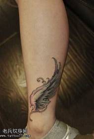 Крила татуювання крила ноги