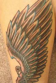 Arm wings tattoo pattern