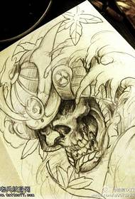 Ghost Warrior Tattoo Manuscript Picture